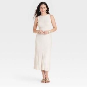 A New Day Cream Maxi Dress